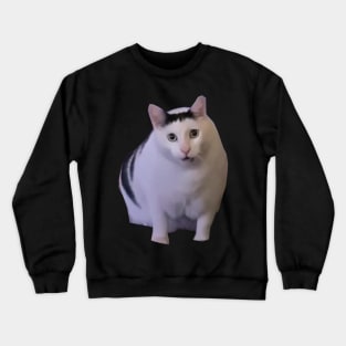 Huh Cat Meme Crewneck Sweatshirt